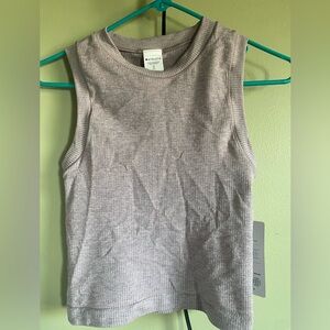 Athleta Renew Seamless Muscle Tank, XS, lilac color, cropped, NWT